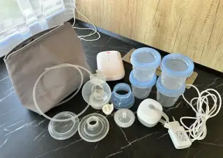 Elektrická odsávačka Philips Avent SCF395 + príslušenstvo (n