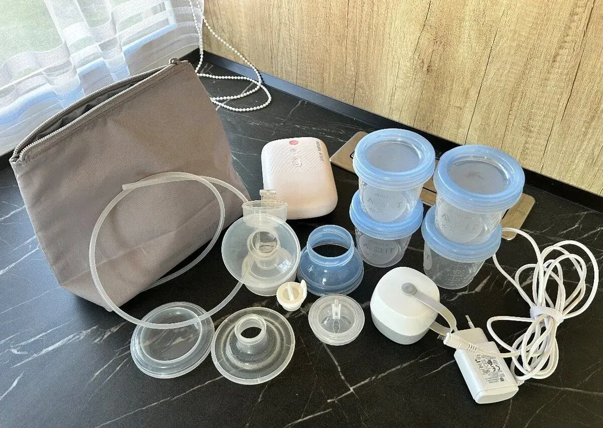 Elektrická odsávačka Philips Avent SCF395 + príslušenstvo (n