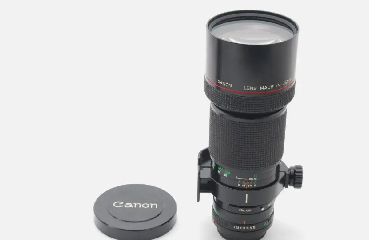 Canon FD NFD 300mm f4 L MF Telefoto objektív