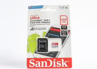 SanDisk 200GB Ultra microSDXC (100MB/s, UHS-I Class 10 A1)