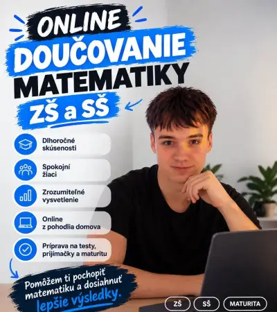 ONLINE DOUČOVANIE MATEMATIKY ZŠ/SŠ