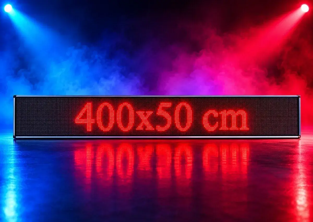 Led reklama 400x50 cm. 1