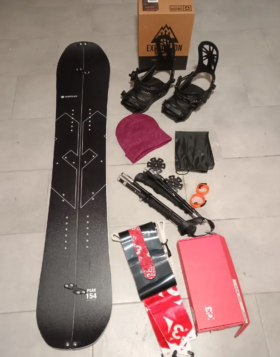 dámsky splitboardový komplet Hatchey Peak s výbavou