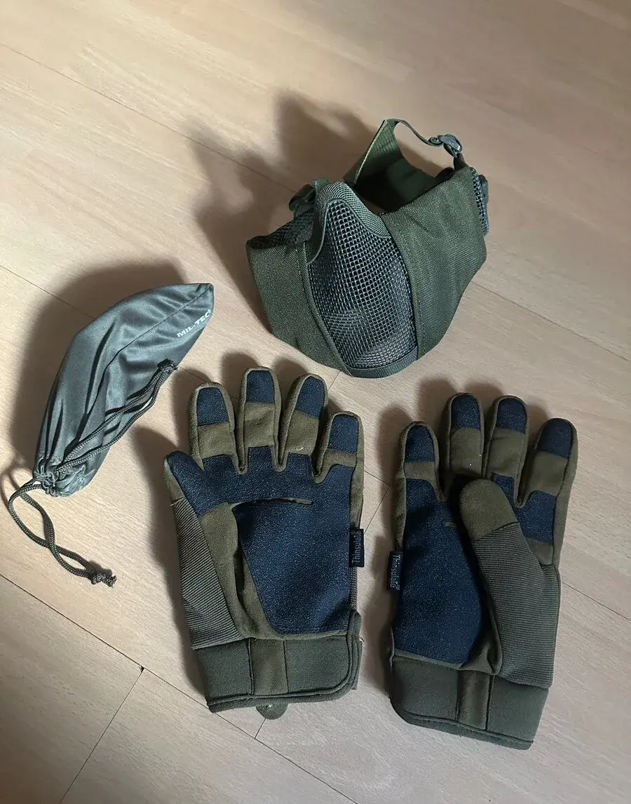 Airsoft veci Okuliare, rukavice, maska