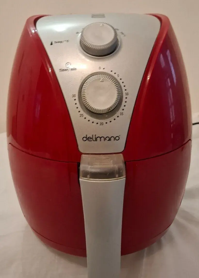Fritéza Delimano AIR FRYER RED, používaná