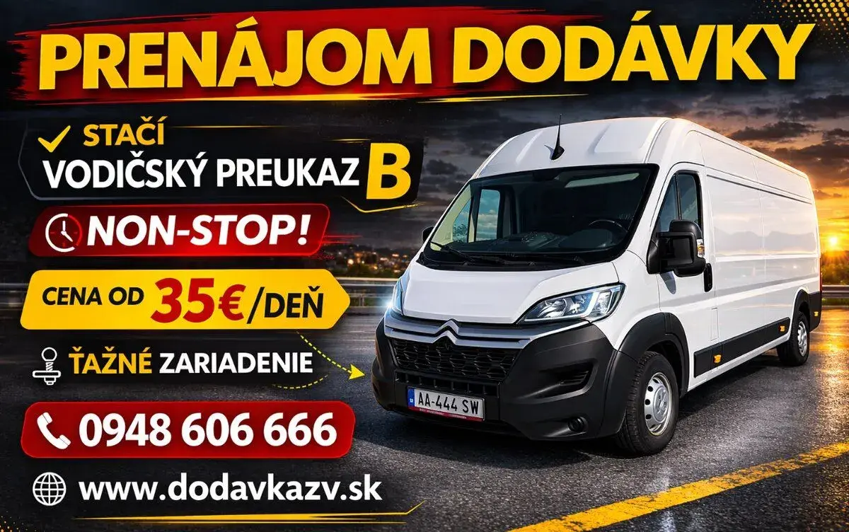 Prenájom dodávky MAXI Jumper L4h2