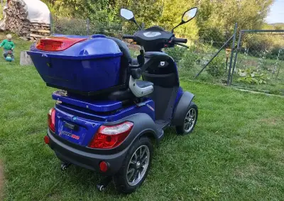 Elektrická štvorkolka pre seniorov