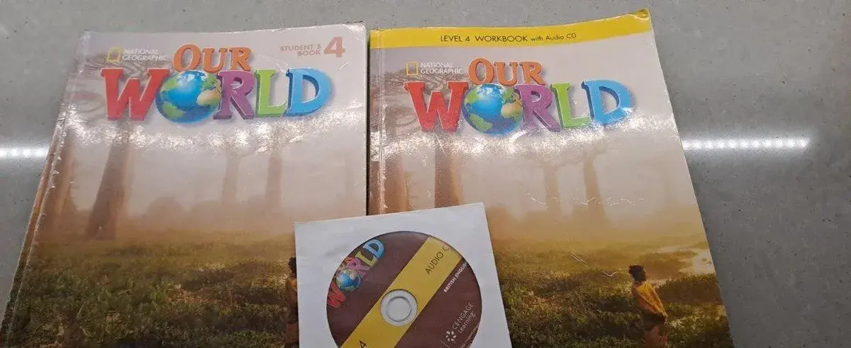 Ucebnica a workbook Our world 4