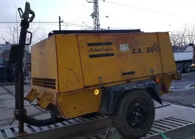 Mobilny kompresor Atlascopco