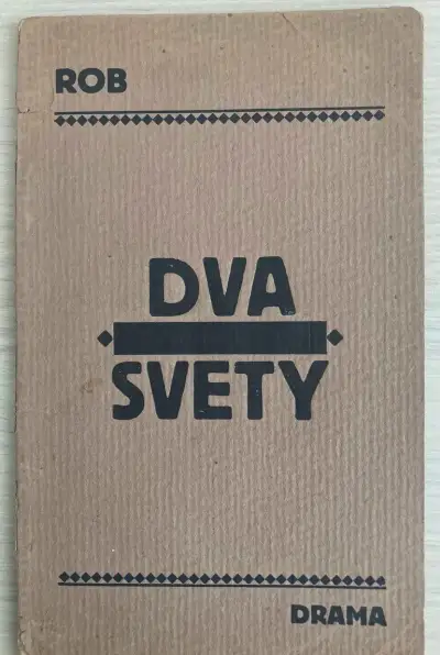 (bibliofilia/L.Fulla) Rob Poničan - Dva svety,1924