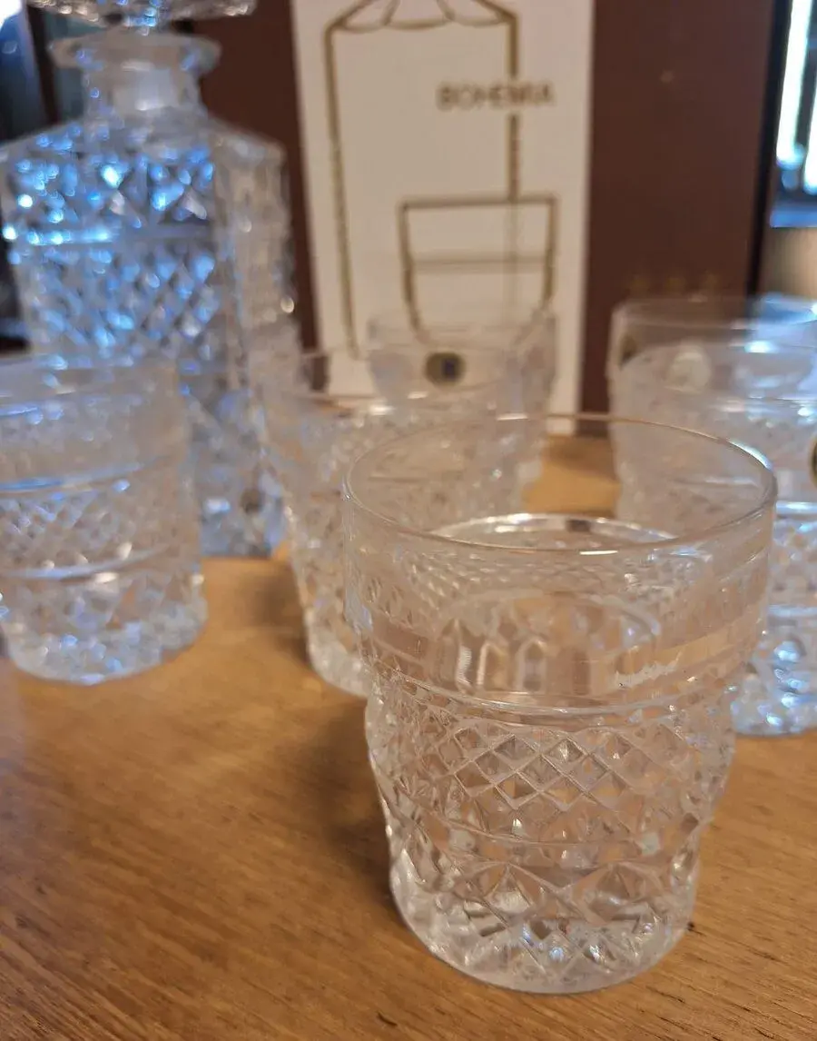 Bohemia krištál sada na whisky