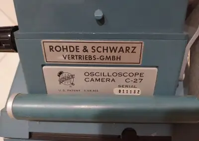Rhode & Schwarz Oscilloscope Camera C-27