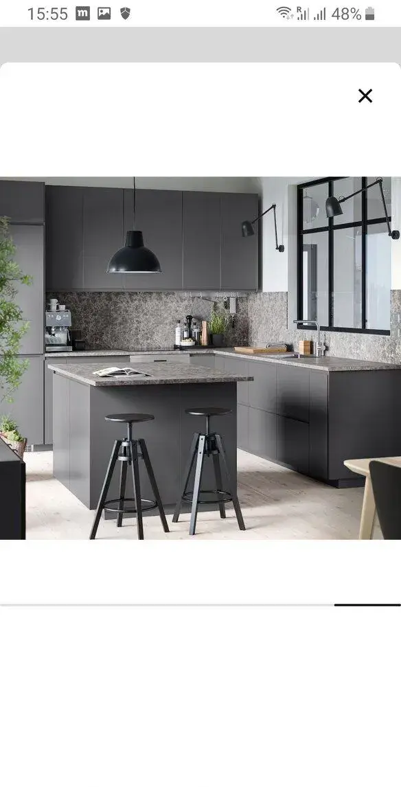 SEDE dvierka a cela VOXTORP na IKEA METOD kuchynu