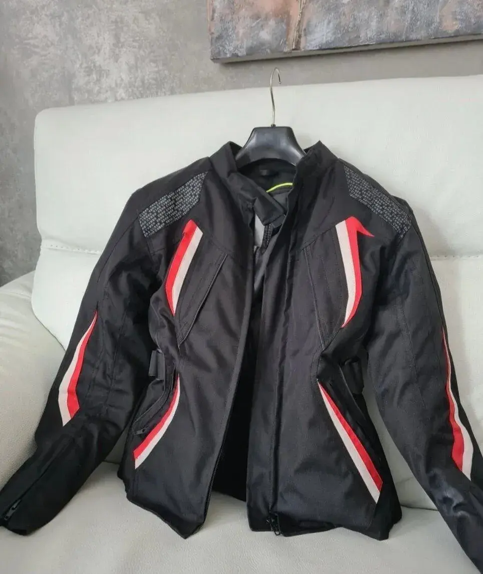 Dámska bunda Cyber Gear Monica čierno-červeno-biela