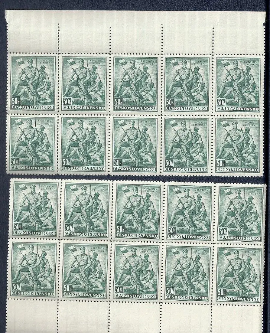 Bloky Zborov 1937, známky Memel/Klaipeda, obálky ČSR/ČSSR