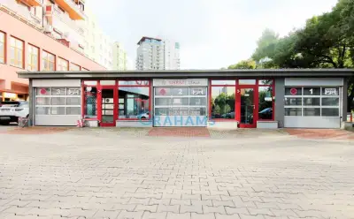 Bezpečné garážové státie v automatickom park. dome, Záhradní