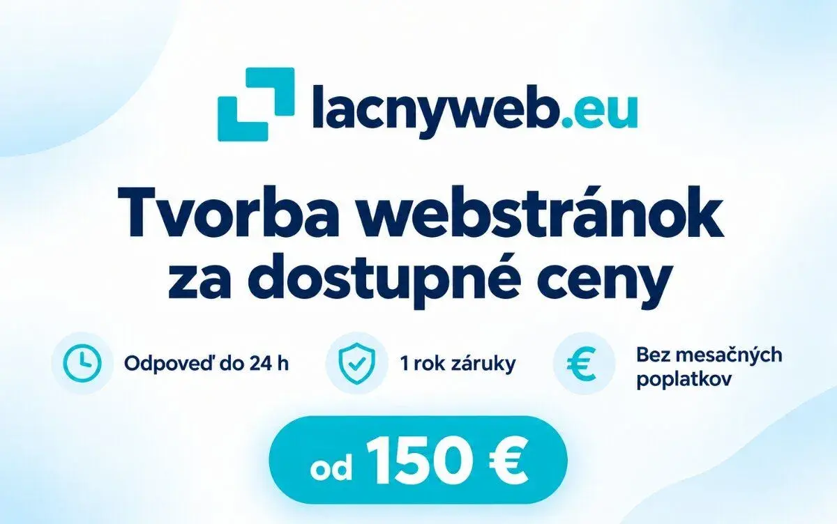 Tvorba webových stránok , oprava , upgrade