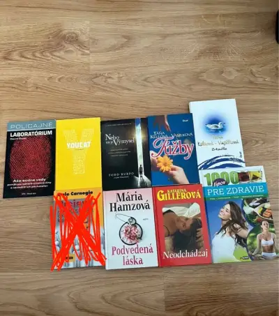 📚 Na predaj: 9 KNÍH – CELÝ BALÍK ZA 30 €