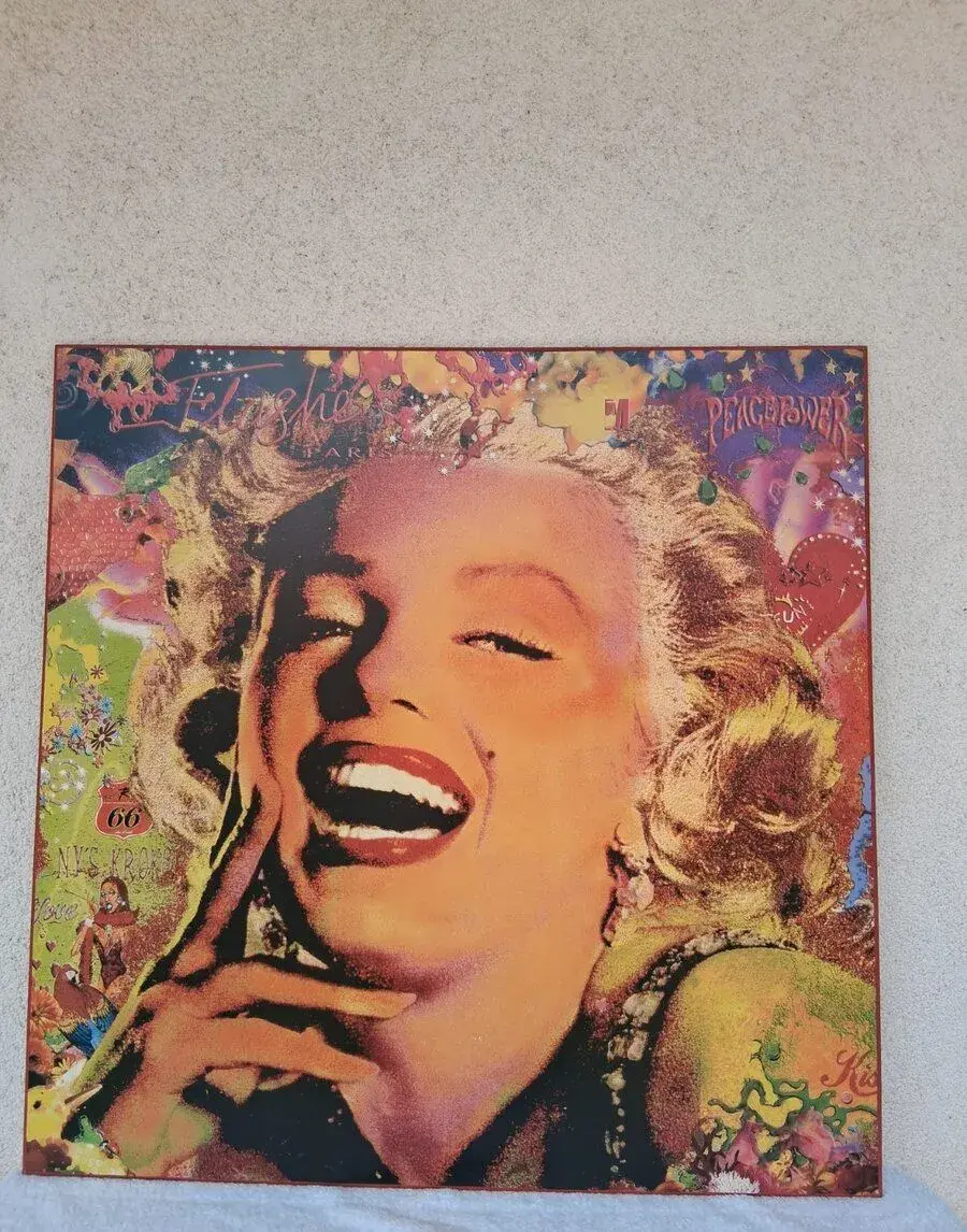 Obraz Marylin Monroe, 100 x 100 cm, digitálna tlač na drevo
