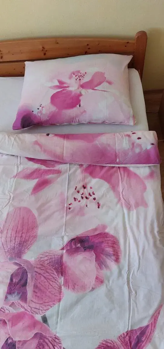 Ružové posteľné obliečky orchidea