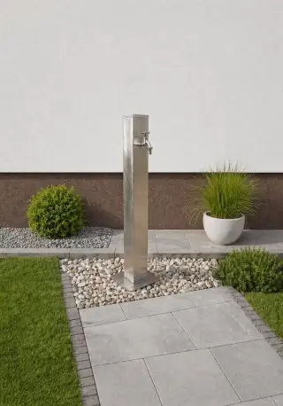 Nerezový záhradný stĺpik na vodu P&N 100-10R