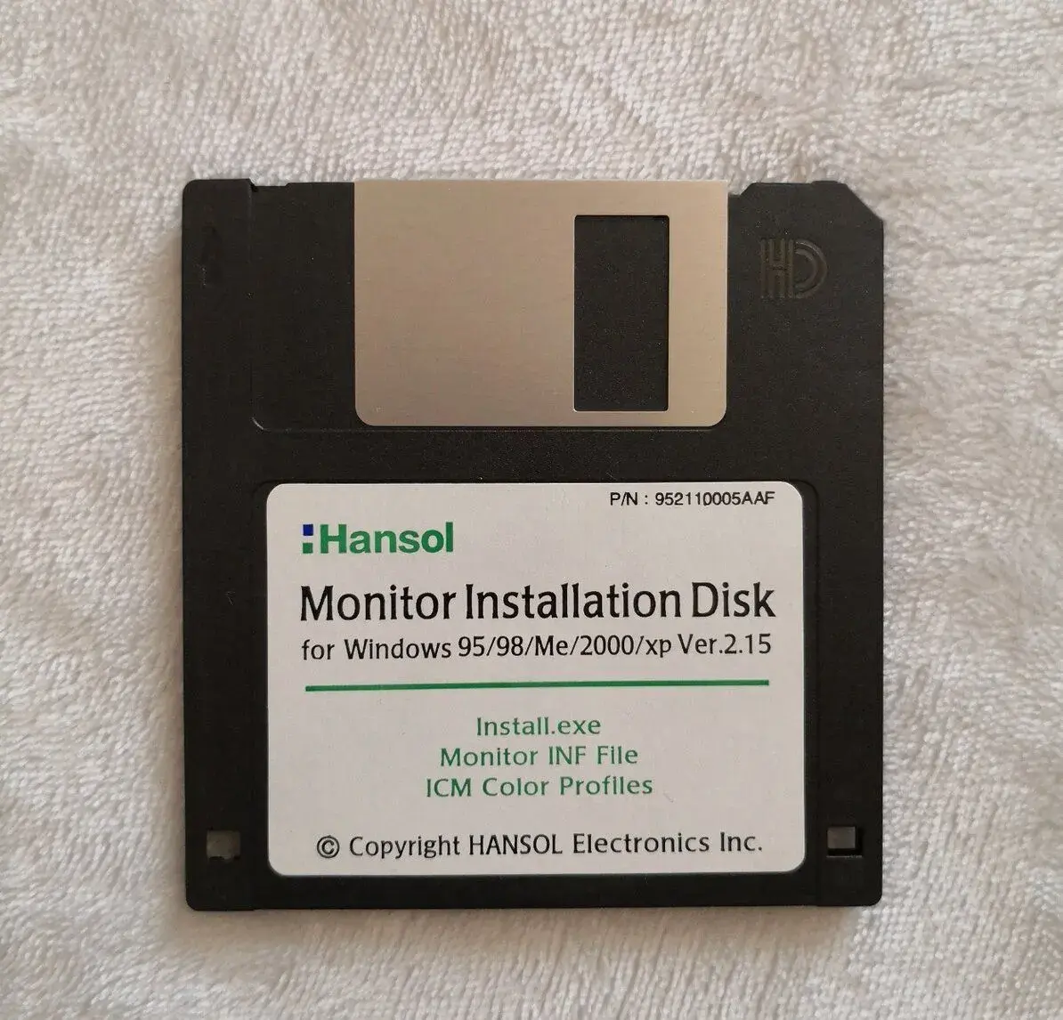 Original retro disketa Hansol Monitor Instalation Disk