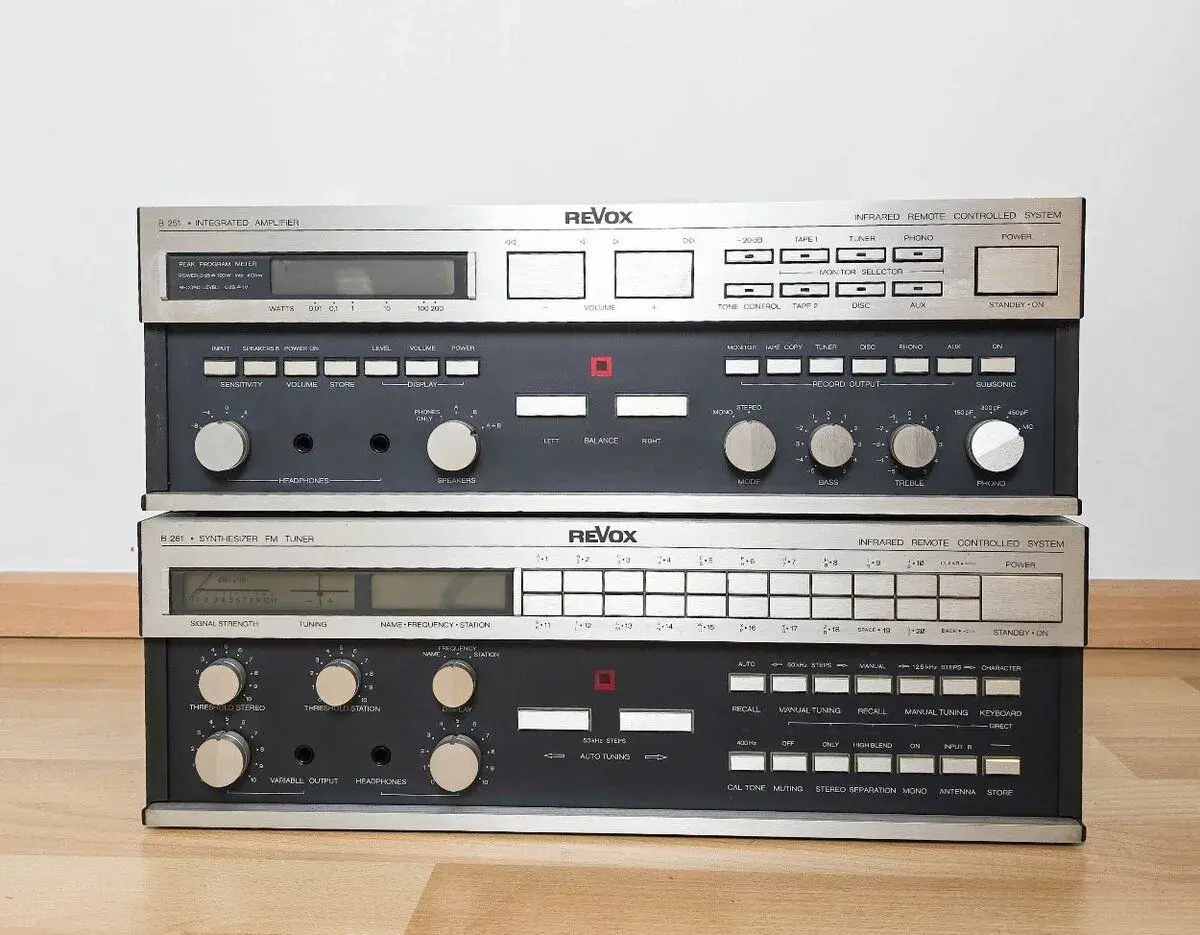 ReVox zostava ( Zosilnovac + Fm tuner + DO )