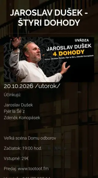 Jaroslav Dušek a Pjér la Šé'z