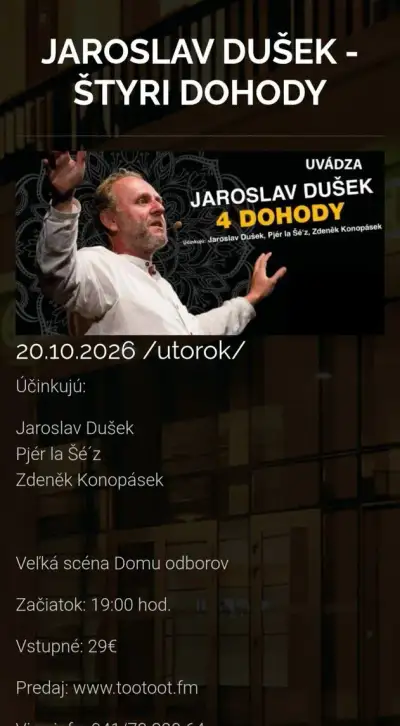 Jaroslav Dušek a Pjér la Šé'z