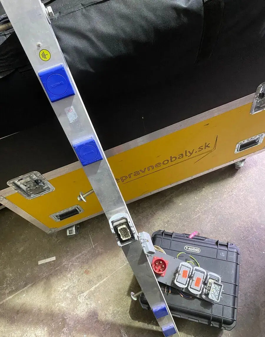 Rahno a Wieland (Harting) multipin panel
