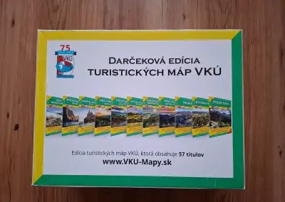Darčeková edícia turistických máp VKÚ Harmanec