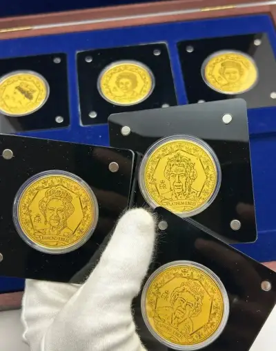 Investične Zlato Au 999/1000 kráľovná Alžbeta zlate mince