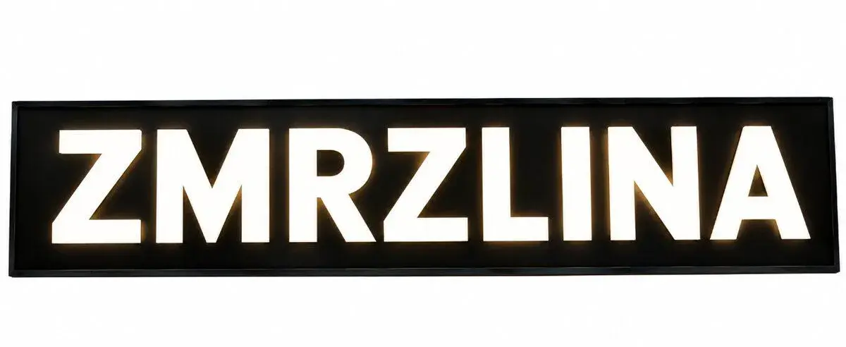 Výbava pre Zmrzlinareň nová 3D LED reklama