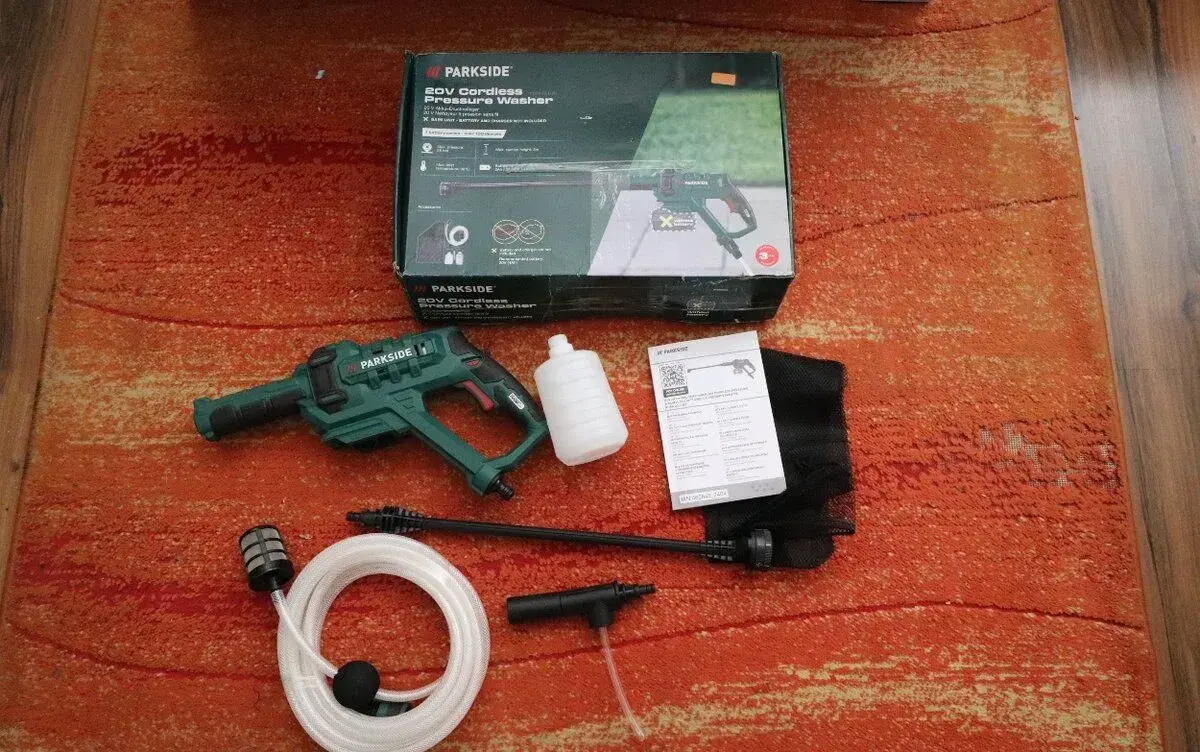 Tlakový čistič Parkside prenosný nové