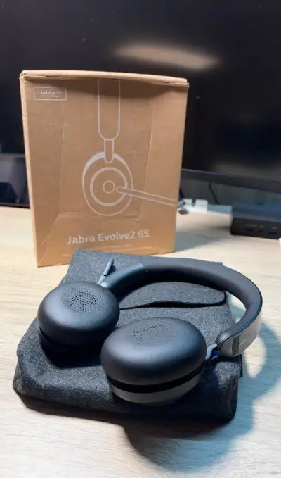 Slúchadlá Jabra Evolve2 65 MS Stereo USB-C Black