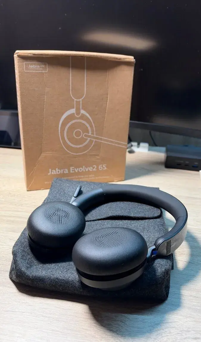 Slúchadlá Jabra Evolve2 65 MS Stereo USB-C Black
