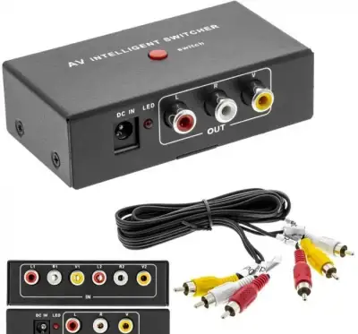 audio/video automatický prepínač