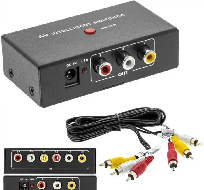audio/video automatický prepínač