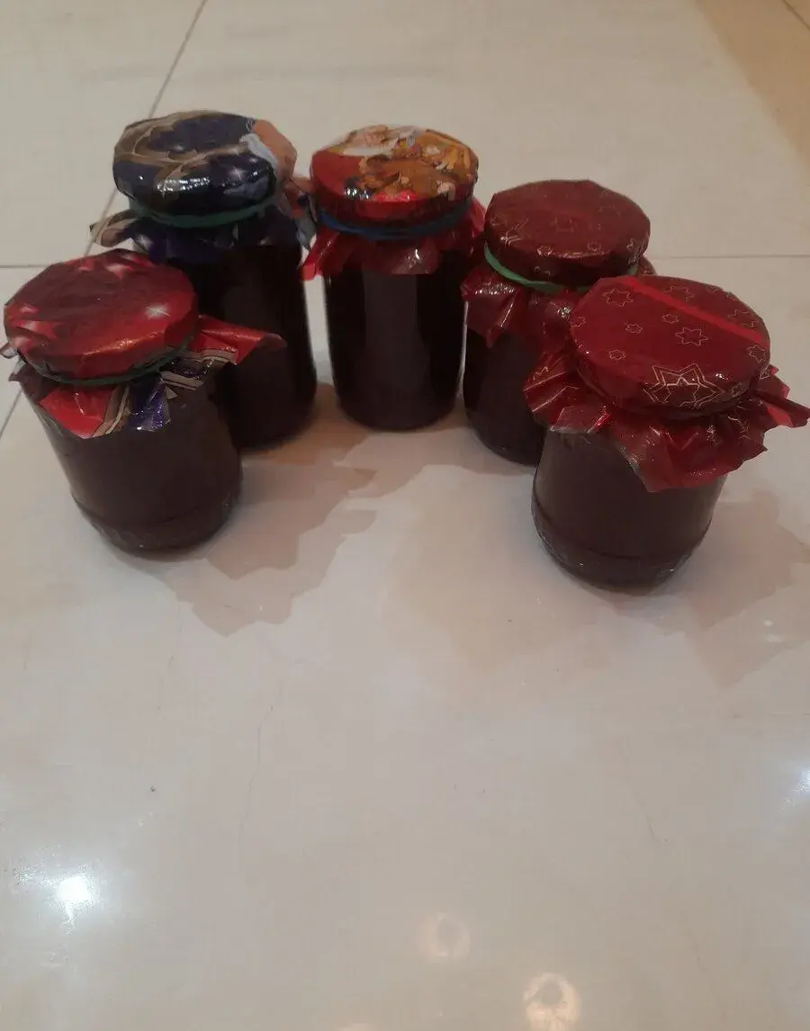 Domaci sirup, cerstve sipky,lekvar