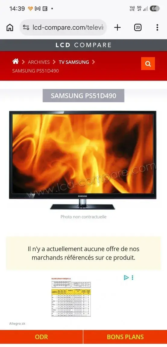 nefunkcny plazmovy tv Samsung