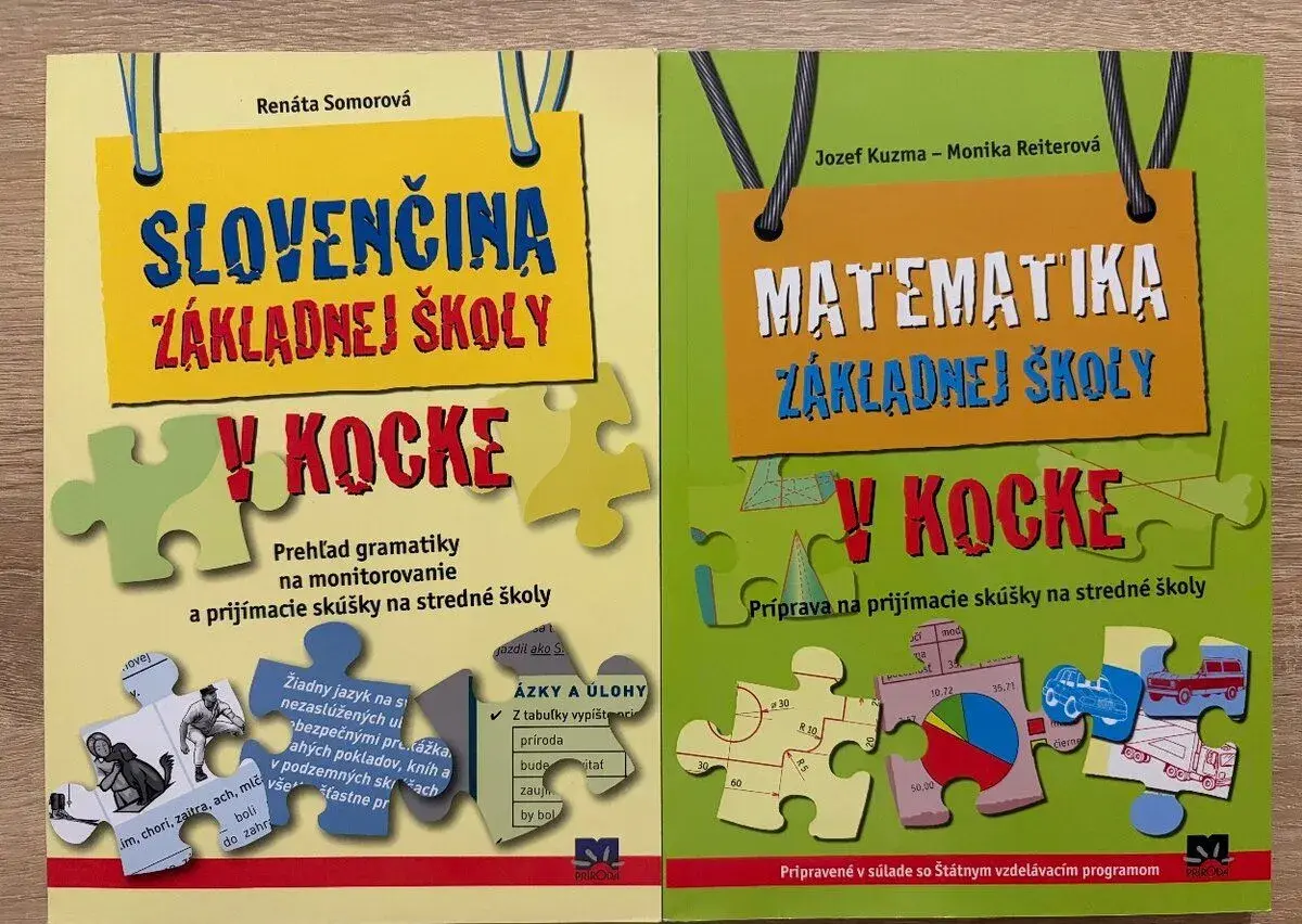 Knihy matematika a slovenčina