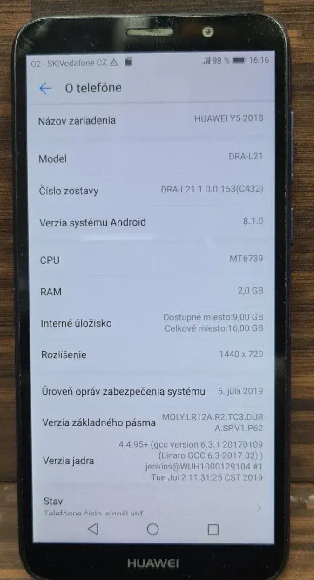 HUAWEI Y5 2018 DUAL SIM