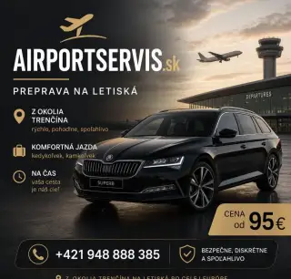 🛩️ TAXI ODVOZ NA LETISKO
