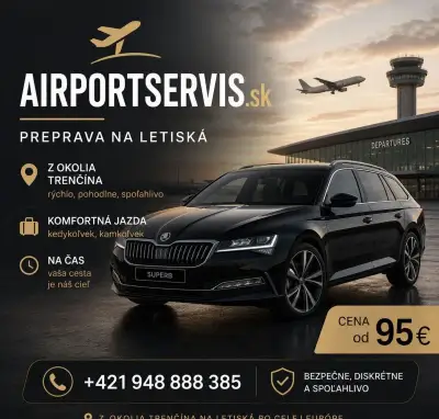 🛩️ TAXI ODVOZ NA LETISKO