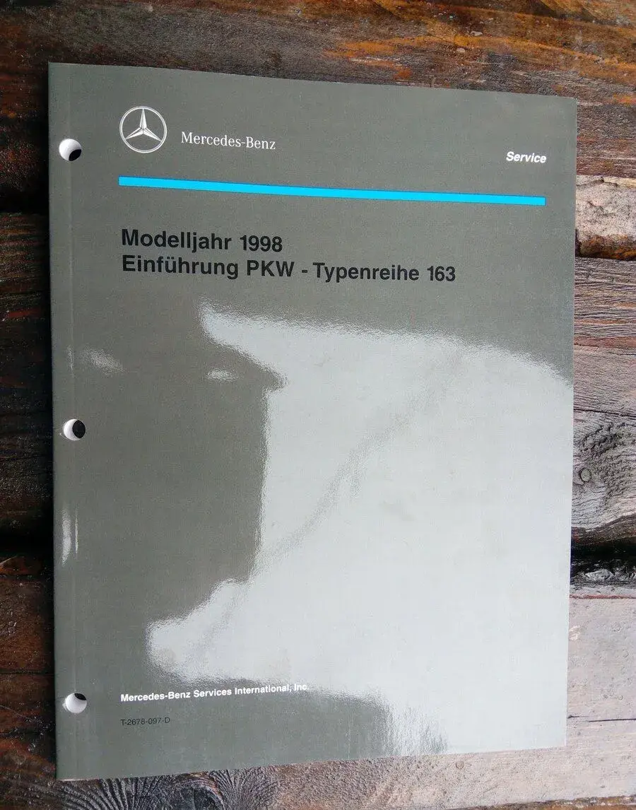 Mercedes ML320 a W100 - Typ600 a G - Model.