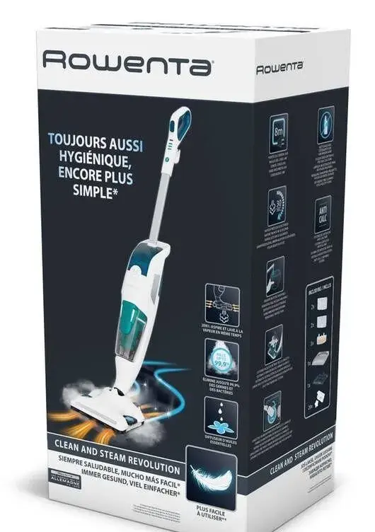Rowentu RY7777WH clean&steam revolution parný čistič