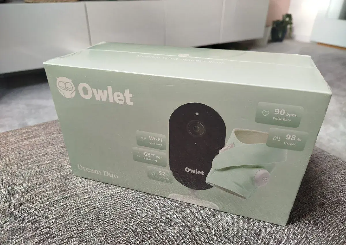 Owlet Dream Duo- monitor dychu,NOVY