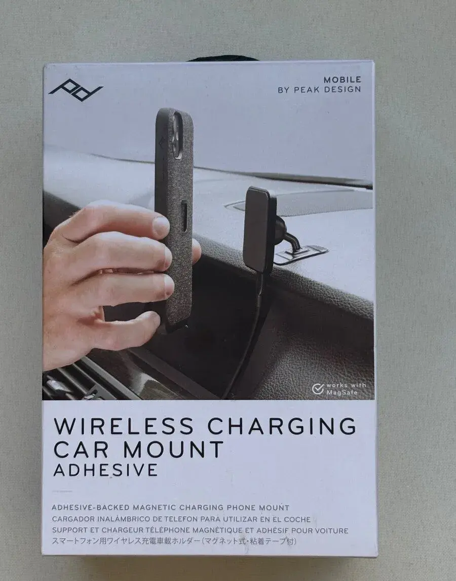 Peak Design Car Mount – VHB – Charging V2 – Black