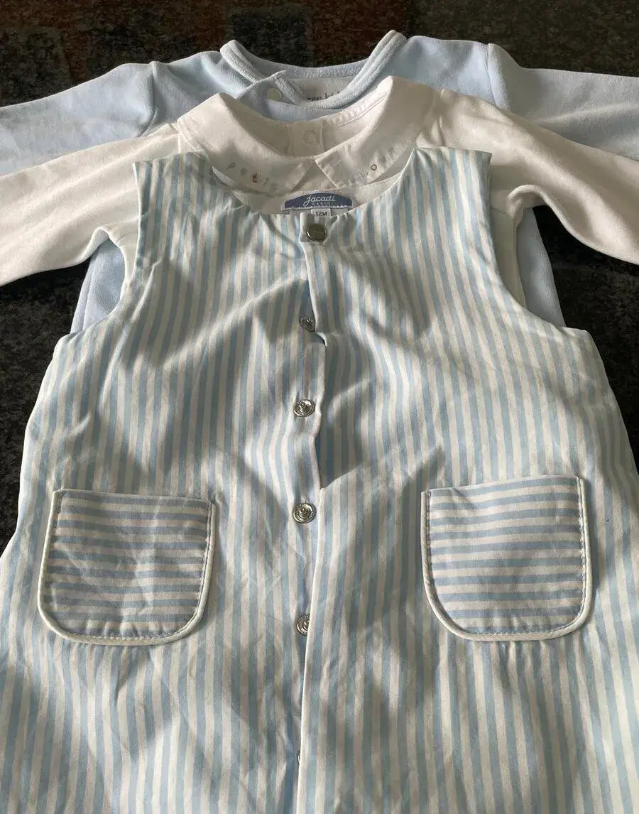 Luxusný 3-dielny set Jacadi Paris a Petit Bateau – veľ. 68/7