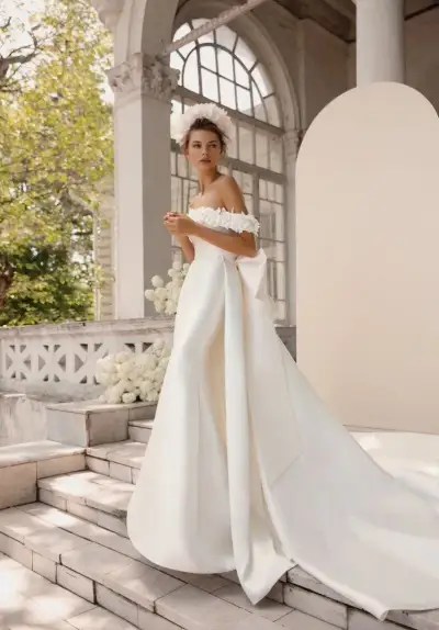 Elegantné svadobné šaty